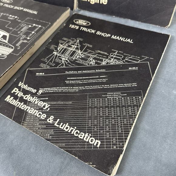 Ford 1975 Truck Shop Manual Complete Set Volumes 1-5 Bronco Econoline F-Series - Picture 6 of 15